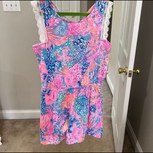 New with tags Lilly Pulitzer girls romper size M